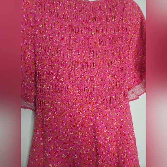 Free People Pink Florance Mini Dress - Picture 3 of 6